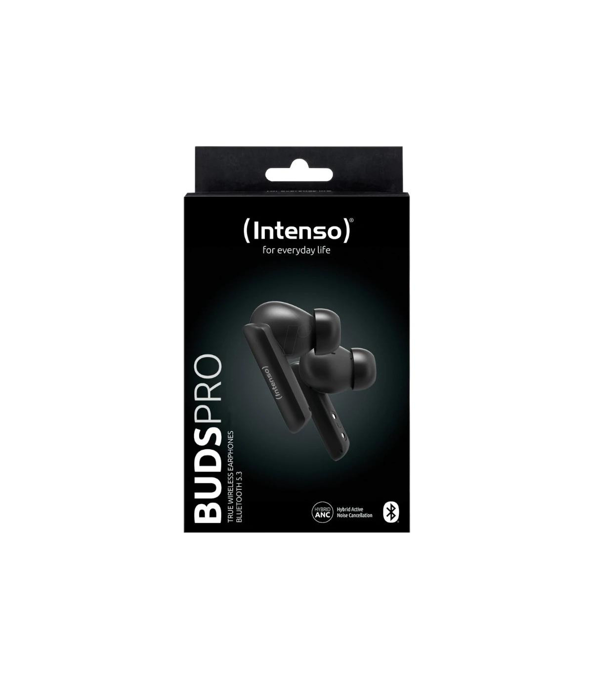 Intenso | Buds Pro Auriculares TWS H-ANC+ENC Negro