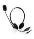 EWENT Auriculares diadema con micro mini jack