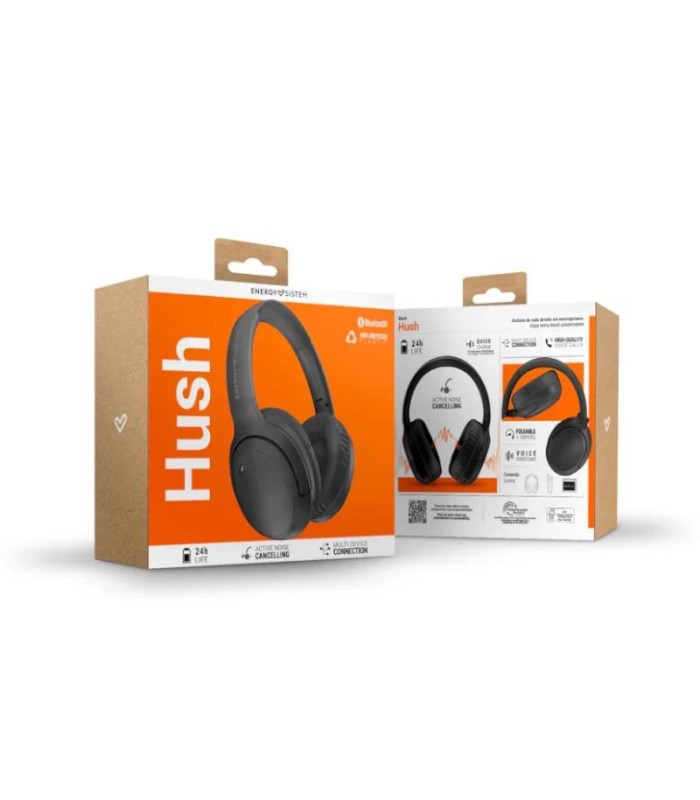 Energy Sistem Auriculares Hush Black BT ANC