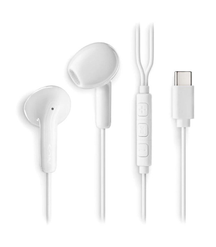 NGS Auricular Intraural Blanco Micro USB-C