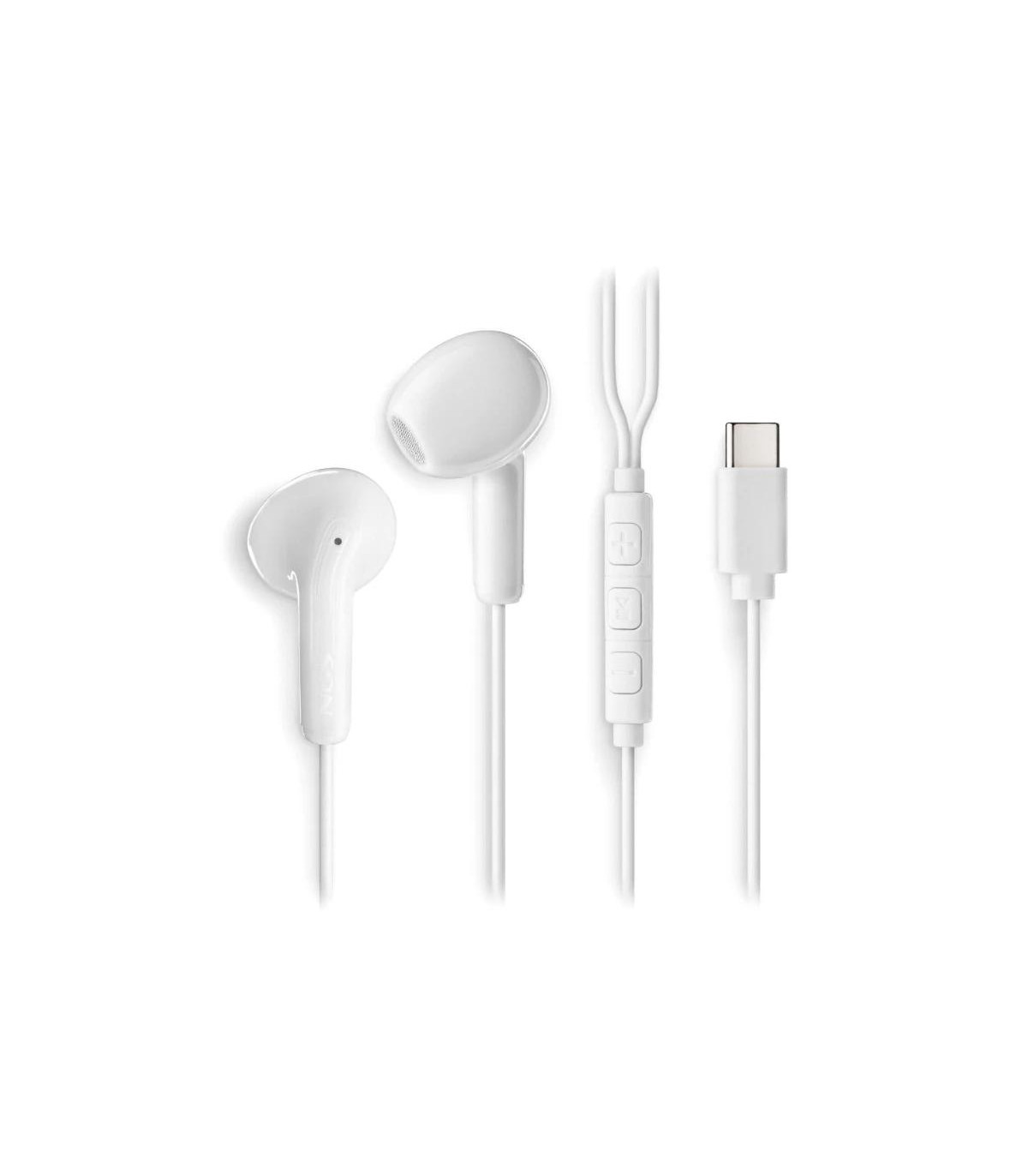 NGS Auricular Intraural Blanco Micro USB-C