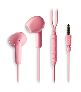 NGS Auricular Rosa Estéreo Cable JACK 3.5 Mm