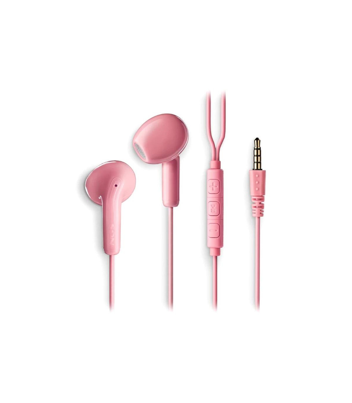 NGS Auricular Rosa Estéreo Cable JACK 3.5 Mm