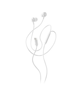 NGS Auricular Blanco Estéreo USB-C con cable