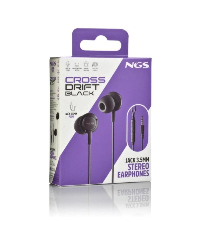 NGS Auricular Estéreo Cable JACK 3.5 Mm