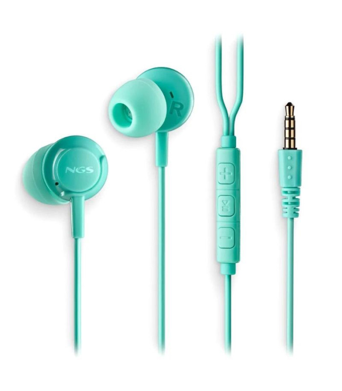 NGS Aricular Verde Estéreo Cable JACK 3.5 Mm