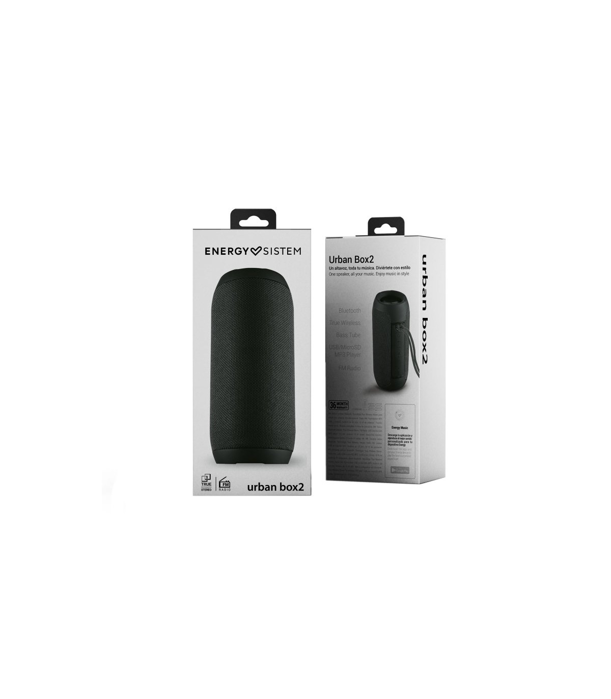 Energy Sistem Altavoces urban box 2 onyx