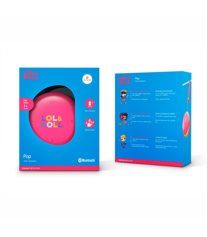 Energy Sistem Altavoz Lol&Roll Pop Kids Pink