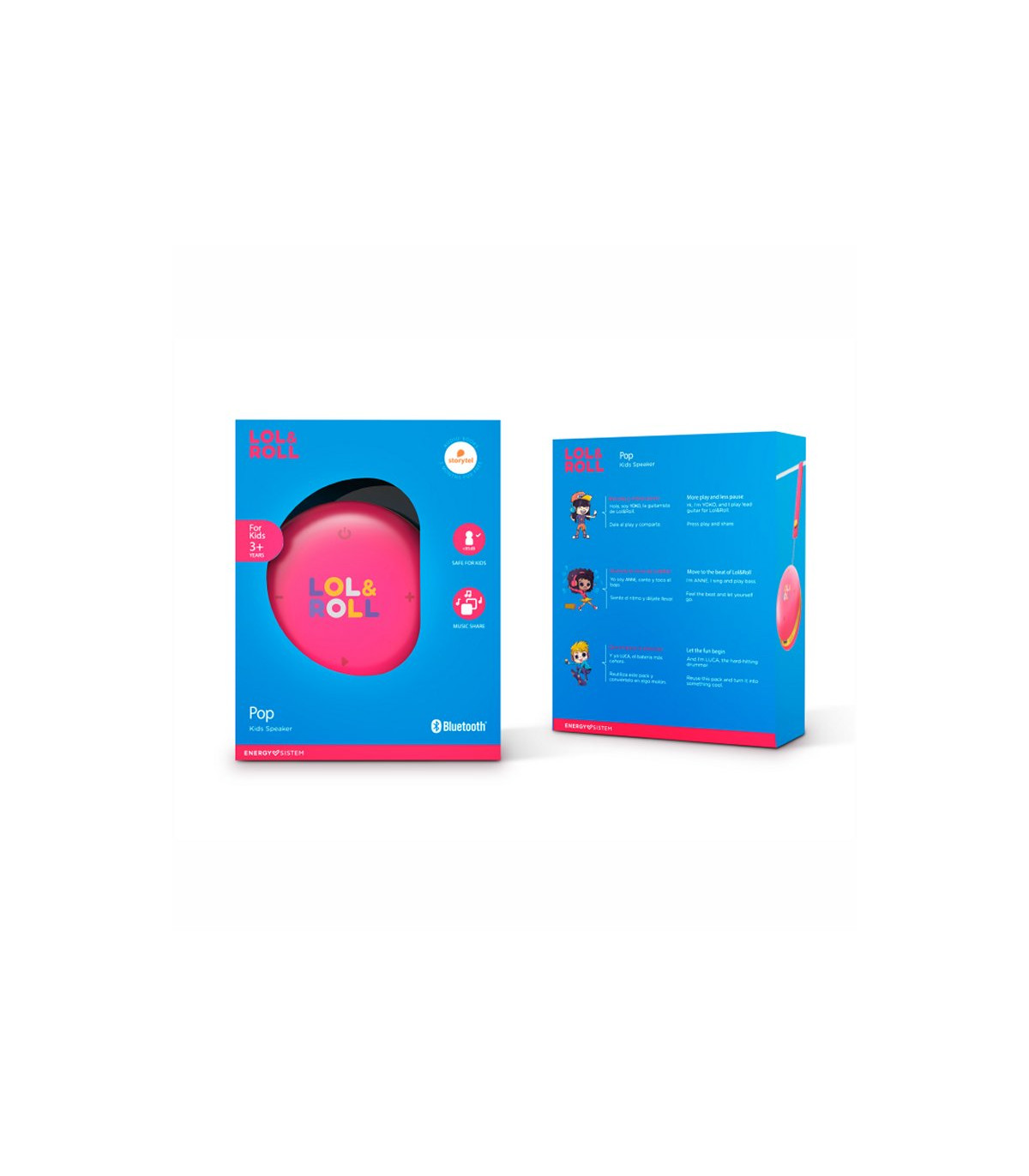 Energy Sistem Altavoz Lol&Roll Pop Kids Pink