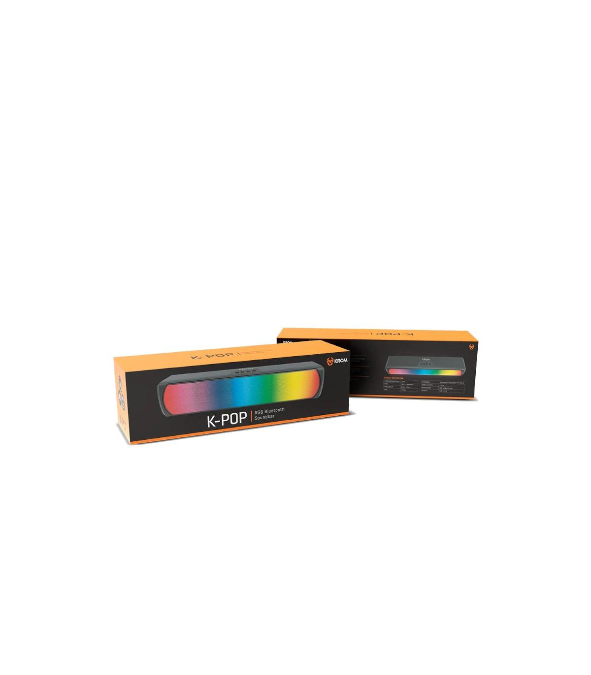KROM Barra de Sonido K-POP Bluetooth RGB