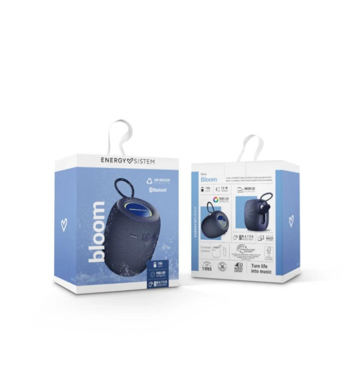 Energy Sistem Altavoz  Bloom Navy Bluetooth