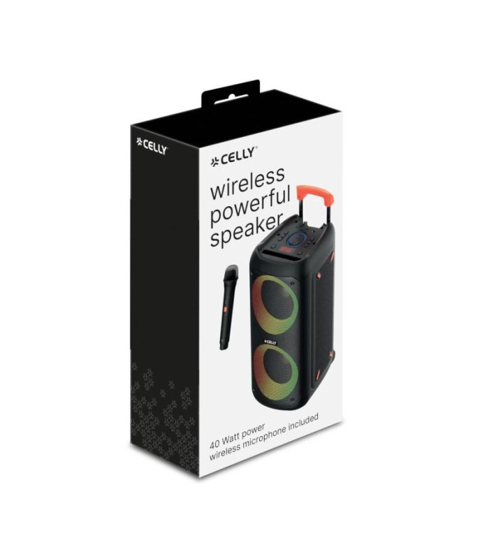 Celly Altavoz + Micrófono Inalámbrico 40W