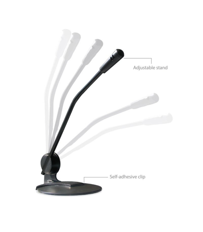 Ewent EW3550 Micrófono Multimedia Negro