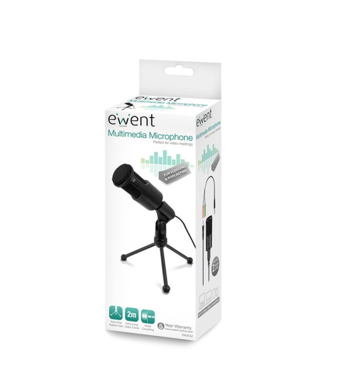 Ewent EW3552 Micrófono Multimedia Cancelación Ruid