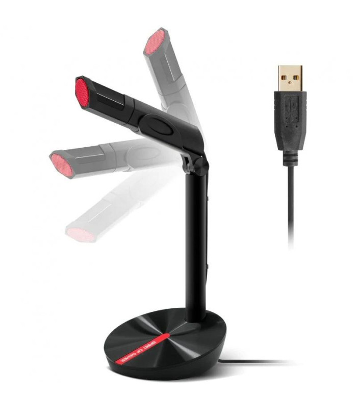 Spirit of Gamer Microfono Eko Negro