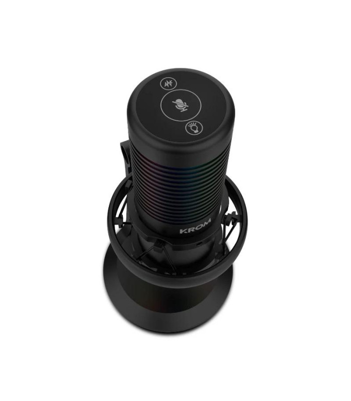 KROM Microfono KAZE Streaming Rgb