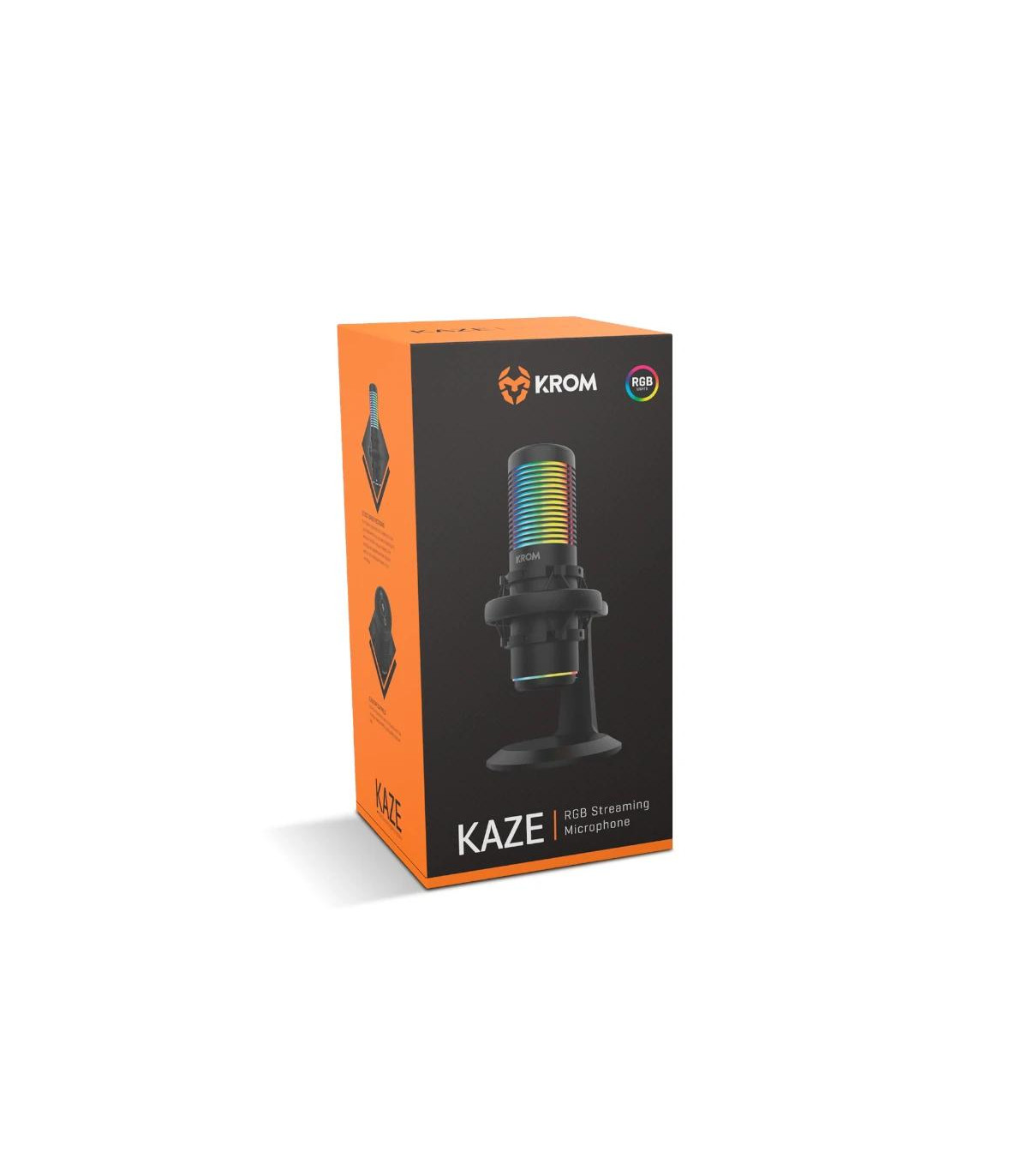 KROM Microfono KAZE Streaming Rgb