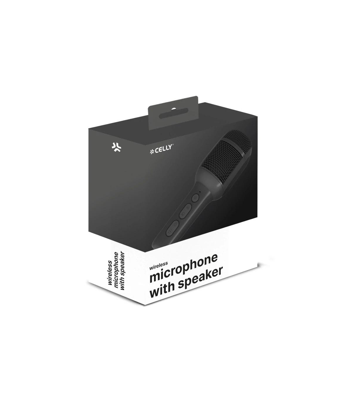 Celly Microfono para niños inalambrico Negro