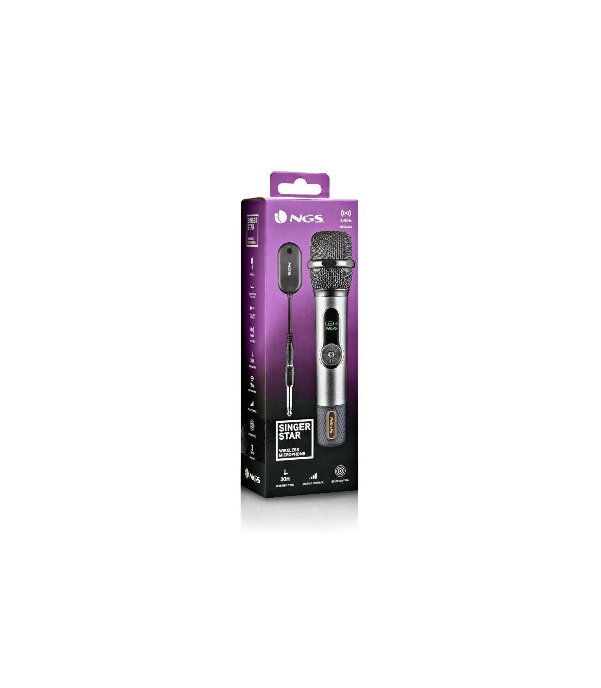 NGS Micrófono Inalámbrico SINGERSTAR vocal din.