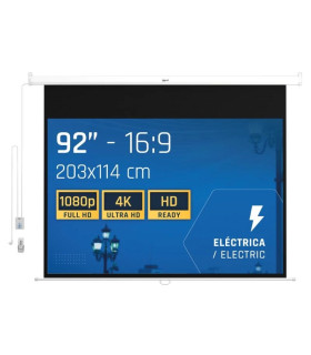 iggual Pantalla eléctrica 16:9 92" 203x114 cm