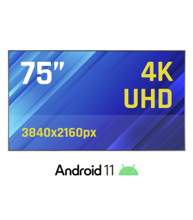 iggual Pantalla señalización 4K 75" Alto Brillo