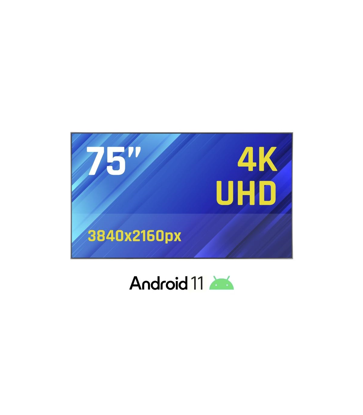 iggual Pantalla señalización 4K 75" Alto Brillo