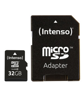 Intenso 3413480 Micro SD clase 10 32GB c/adapt