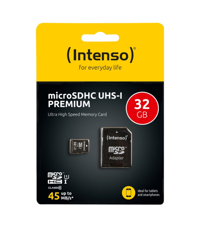 Intenso 3423480 Micro SD UHS-I Premium 32GB c/adap