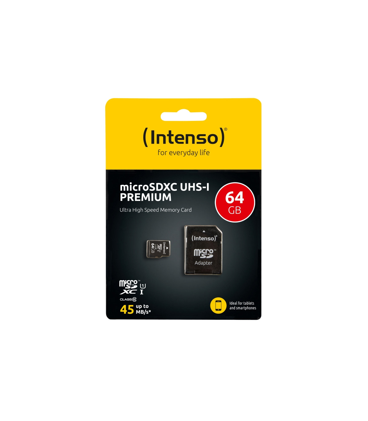 Intenso 3423490 Micro SD UHS-I Premium 64GB c/adap