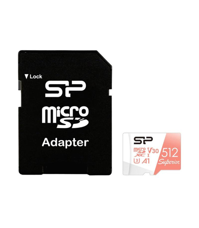 SP MicroSDXC 512GB Clase 10 V30 A1