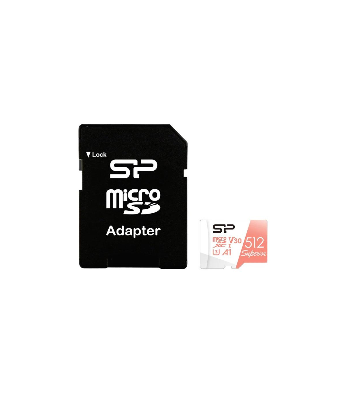 SP MicroSDXC 512GB Clase 10 V30 A1