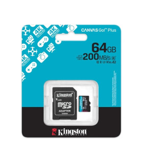 Kingston microSD Canvas Go! Plus 4 64GB 200 MB-s