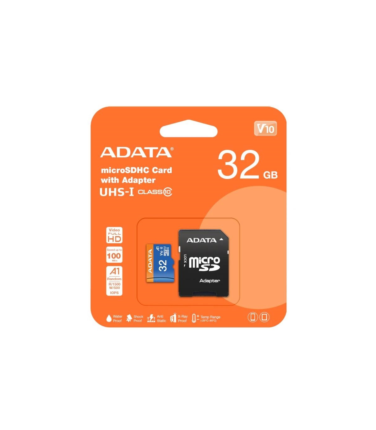 ADATA MicroSDHC 32GB UHS-I CLASS10 c/adapt