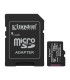 Kingston SDCS3/128GB microSD XC Gen3 150MB/s A1