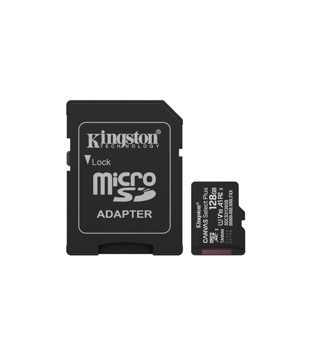 Kingston SDCS3/128GB microSD XC Gen3 150MB/s A1
