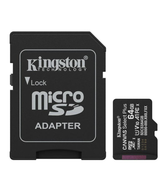 Kingston SDCS3/64GB microSDXC Gen3 150MB/s A1