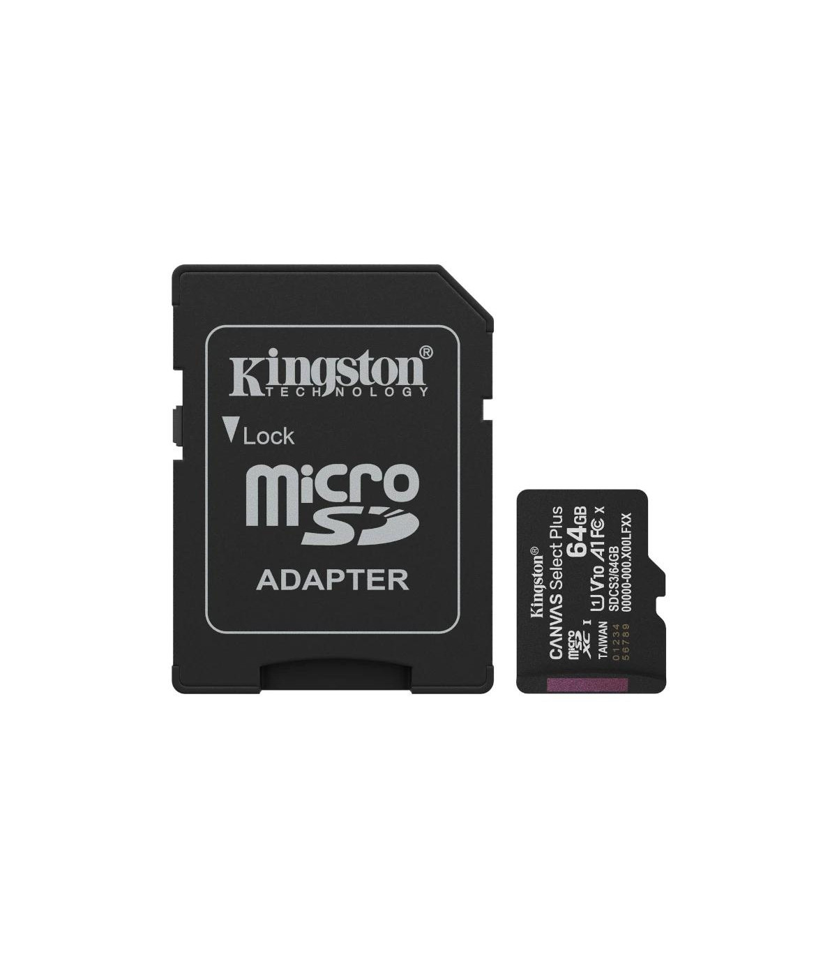 Kingston SDCS3/64GB microSDXC Gen3 150MB/s A1