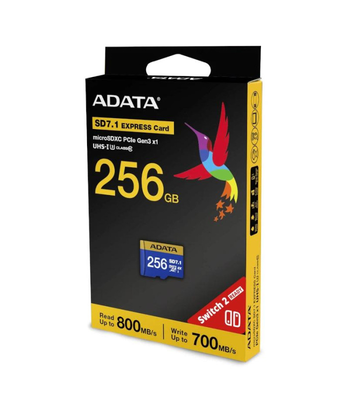 ADATA Extreme microSDXC 256GB SD7.1 Gen3x1 Switch2