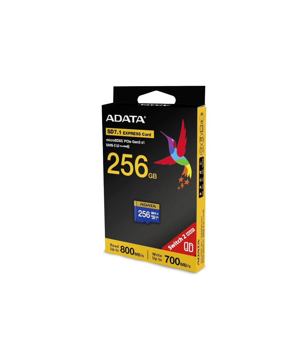 ADATA Extreme microSDXC 256GB SD7.1 Gen3x1 Switch2