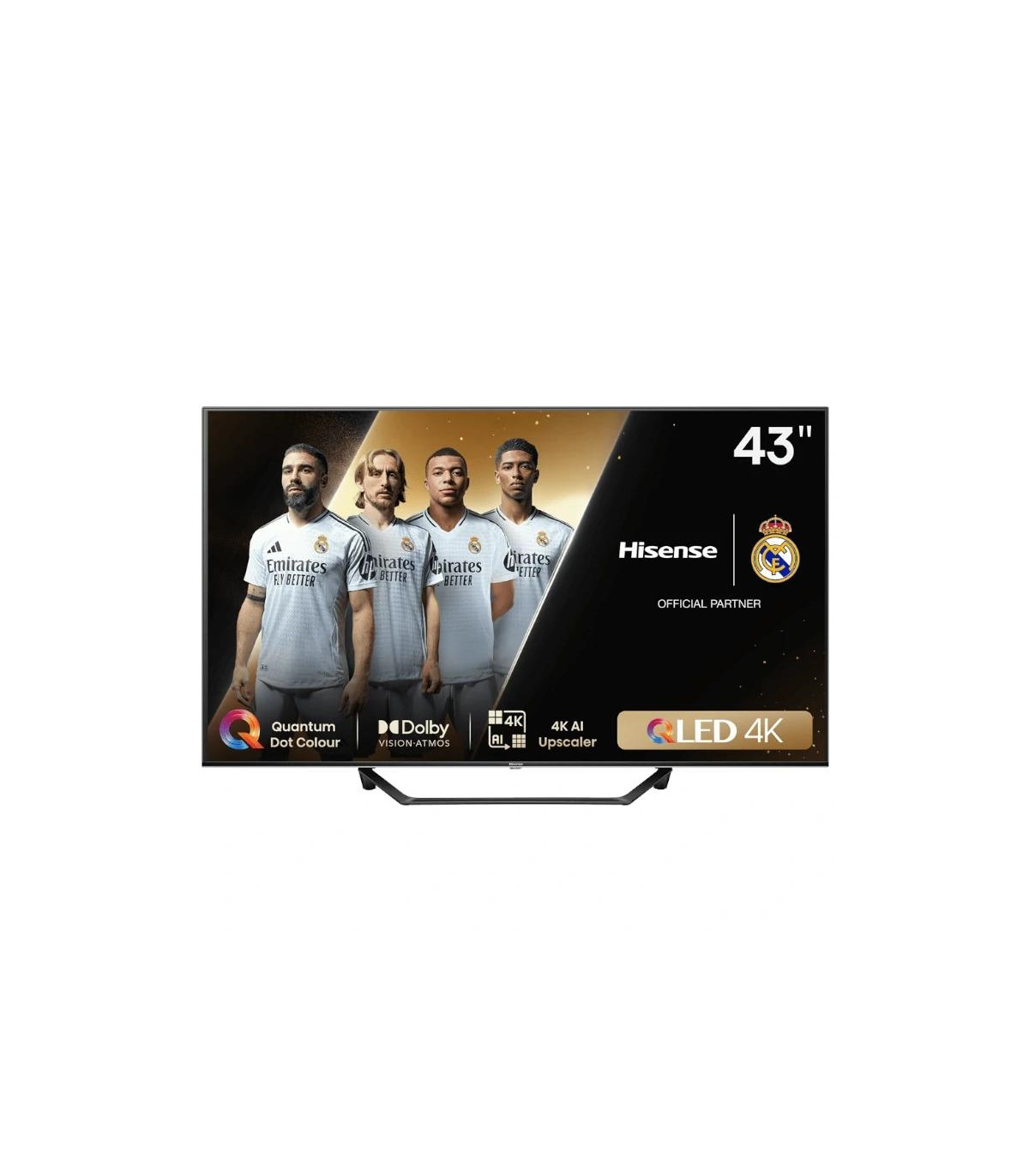 Hisense 43A7NQ TV 43" QLED 4K STV HDMi USB Wi