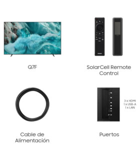 SAMSUNG TV 65" TQ65Q7F UHD QLED SMARTTV IA HDR10+