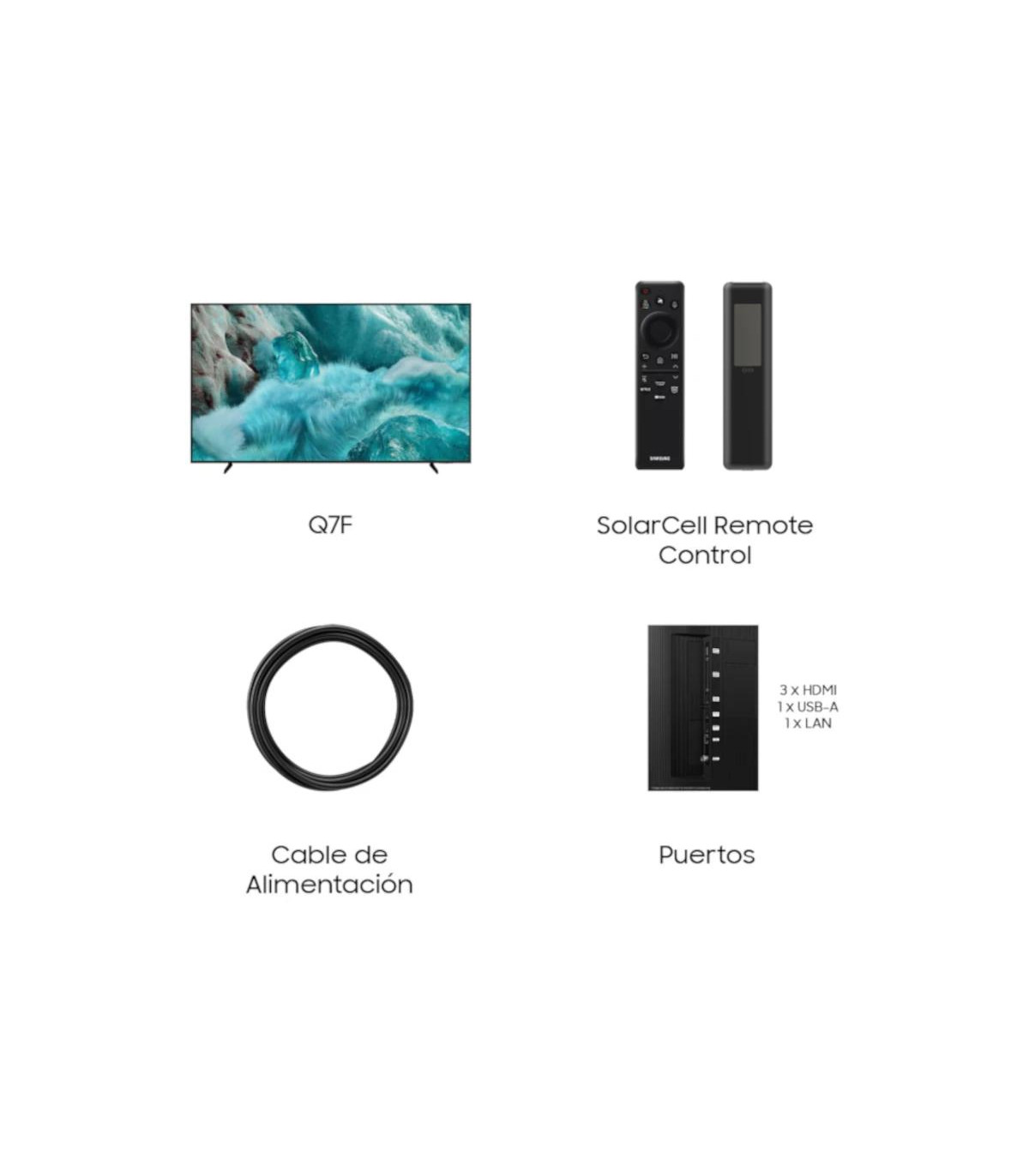 SAMSUNG TV 65" TQ65Q7F UHD QLED SMARTTV IA HDR10+