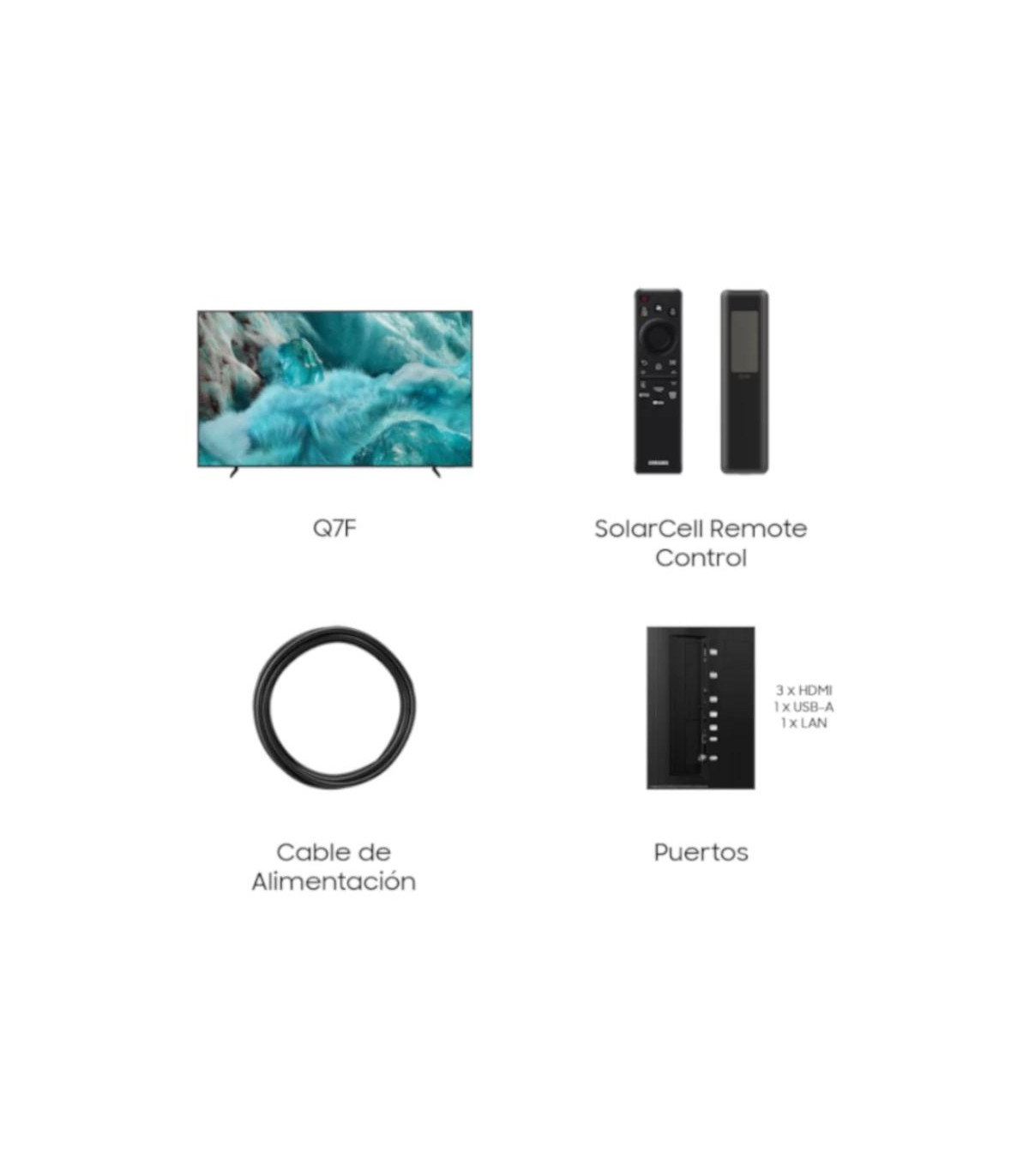 SAMSUNG TV 85" TQ85Q7F UHD QLED SMARTTV IA HDR10+