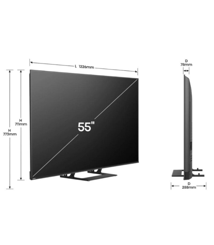 Hisense 55A7Q TV 55" UHD QLED SMART TV HDR10+
