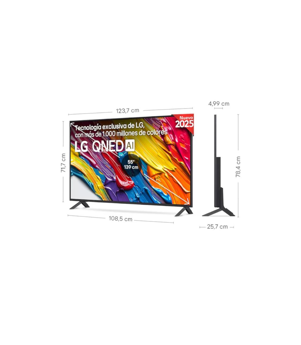 LG 55QNED82A6B TV 55" QNED SMART TV 4K IA