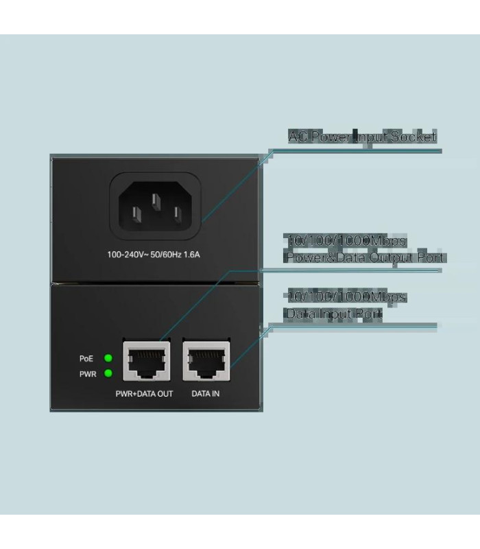 TP-Link PoE170S Inyector PoE++ h/60W