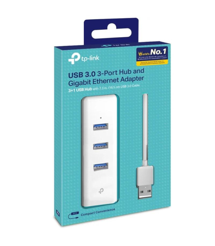 TP-Link UE330 Adaptador 3xUSB 3.0 1xGbE