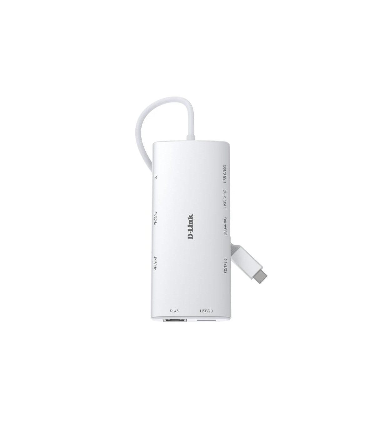 D-Link DUP-A01 Hub USB-C 10 en 1 2xHDMI