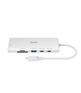 D-Link DUP-A01 Hub USB-C 10 en 1 2xHDMI