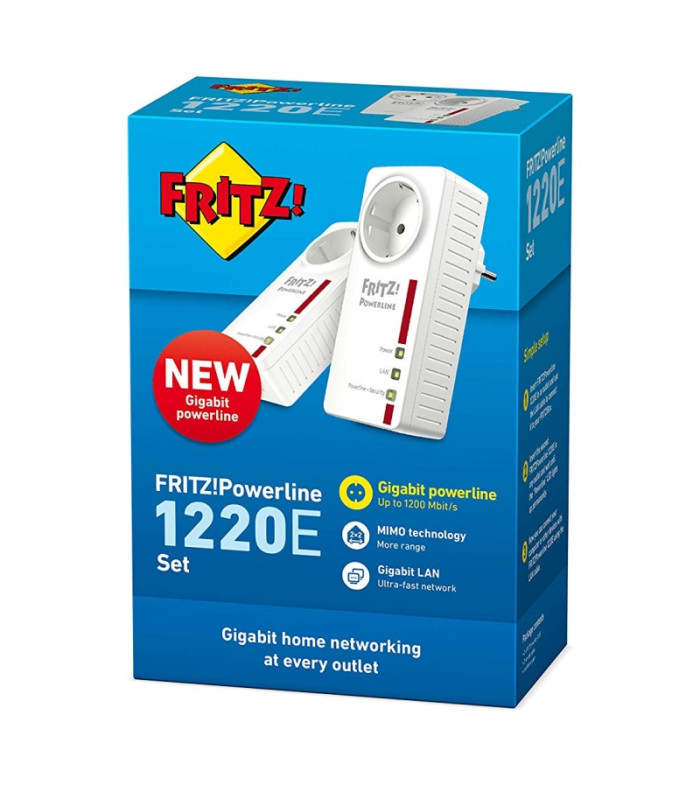 FRITZ! Powerline 1220E Powerline Kit